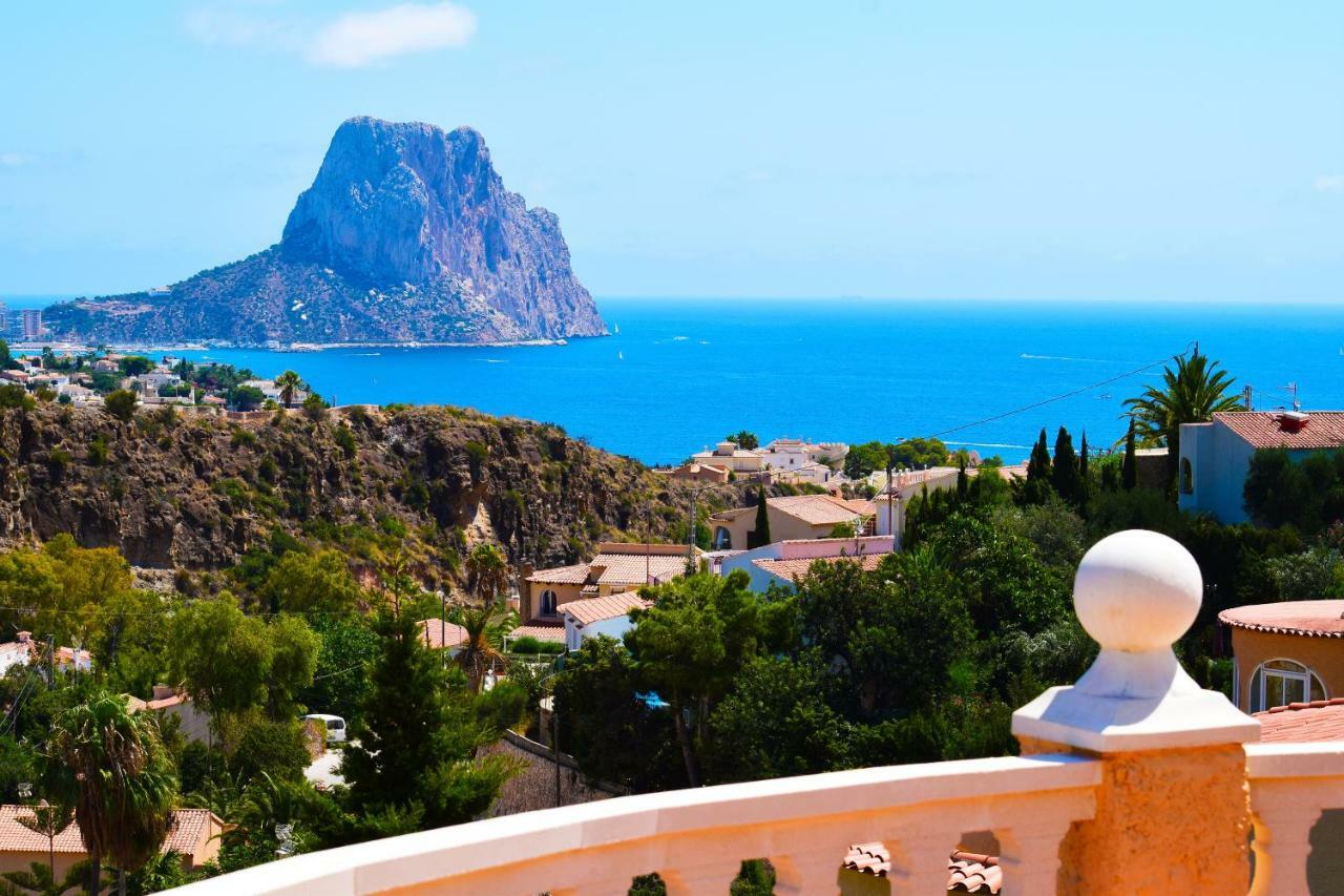 Villa Spartacus - Piscina Privada Y Vistas Al Mar Calpe Bagian luar foto