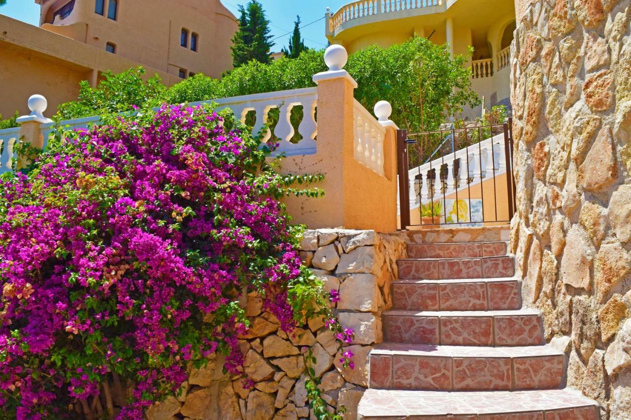 Villa Spartacus - Piscina Privada Y Vistas Al Mar Calpe Bagian luar foto
